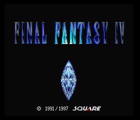 Final Fantasy IV Title Screen